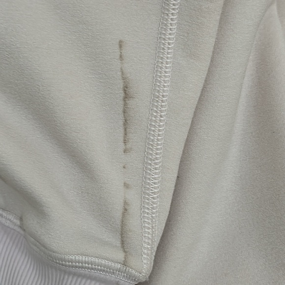 (6190) LULULEMON Warm Core Hoodie in Neutral Blush *RARE * GOLD LOGO *FLAW - Picture 7 of 9